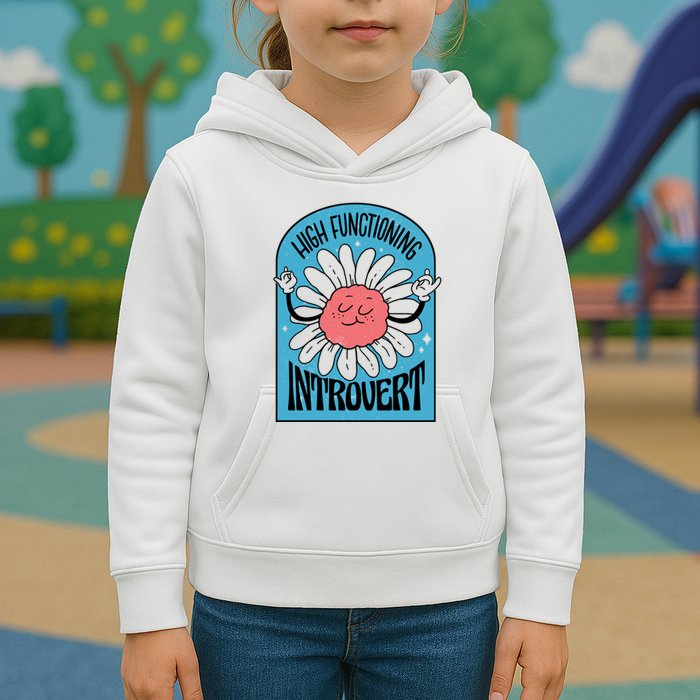 High Functioning Introvert Kids Hoodie