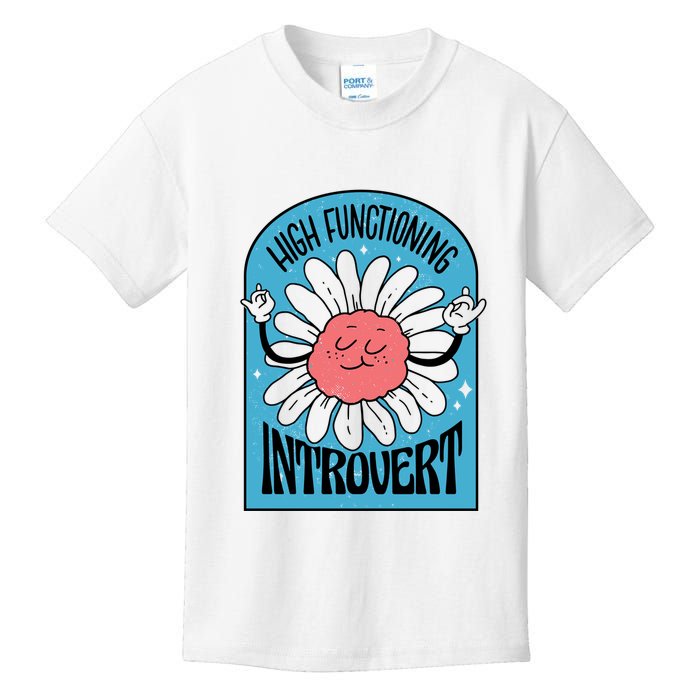 High Functioning Introvert Kids T-Shirt