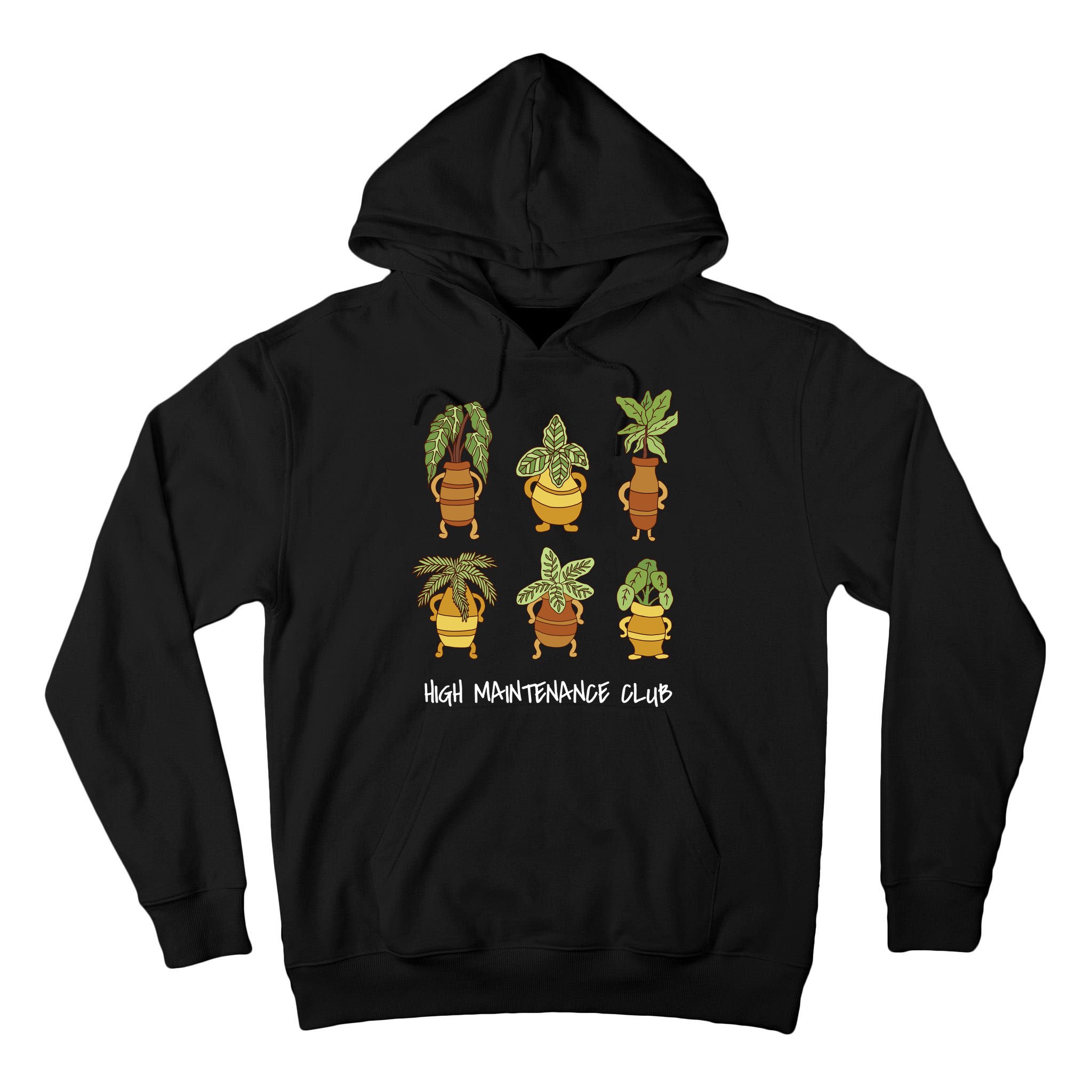 High Maintenance Club Plant Tall Hoodie