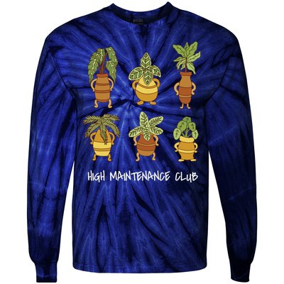 High Maintenance Club Plant Tie-Dye Long Sleeve Shirt