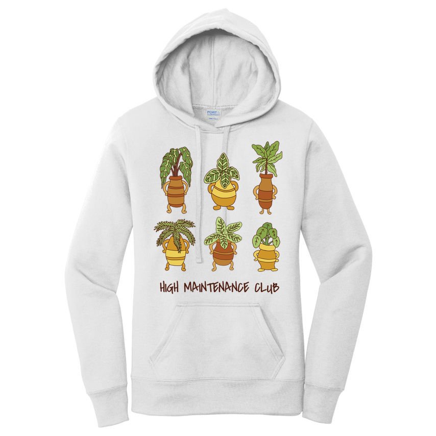 High Maintenance Club Plant Women's Pullover Hoodie