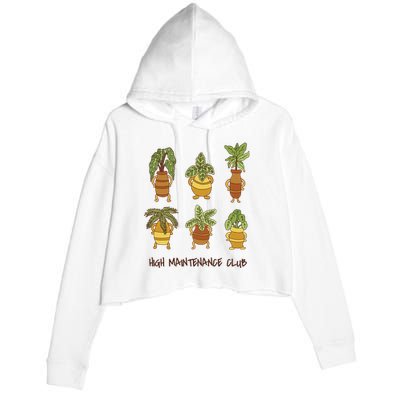 High Maintenance Club Plant Crop Fleece Hoodie