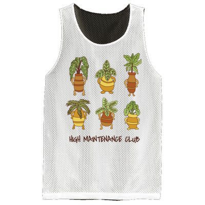 High Maintenance Club Plant Mesh Reversible Basketball Jersey Tank