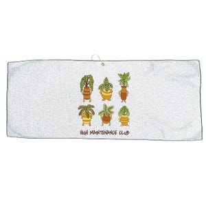 High Maintenance Club Plant Large Microfiber Waffle Golf Towel