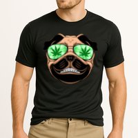 High Off Weed Smiling Pug Cooling Performance Crew T-Shirt