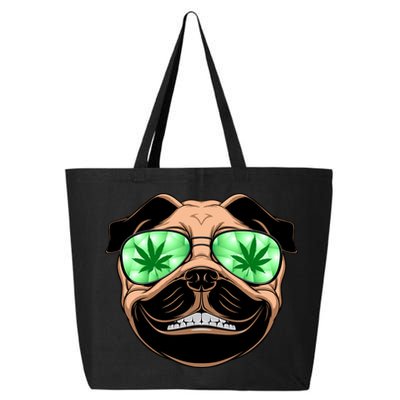 High Off Weed Smiling Pug 25L Jumbo Tote