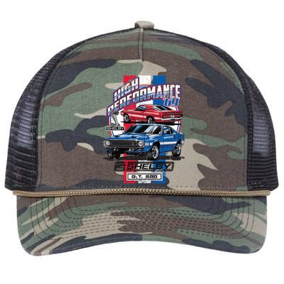 High Performance Shelby GT500 Retro Rope Trucker Hat Cap