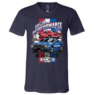 High Performance Shelby GT500 V-Neck T-Shirt