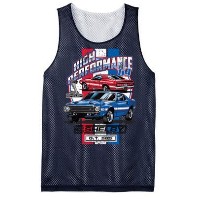 High Performance Shelby GT500 Mesh Reversible Basketball Jersey Tank