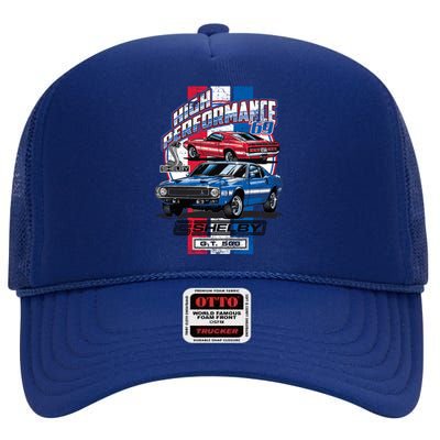 High Performance Shelby GT500 High Crown Mesh Back Trucker Hat