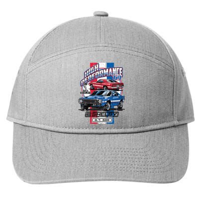 High Performance Shelby GT500 7-Panel Snapback Hat