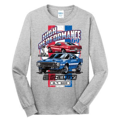 High Performance Shelby GT500 Tall Long Sleeve T-Shirt