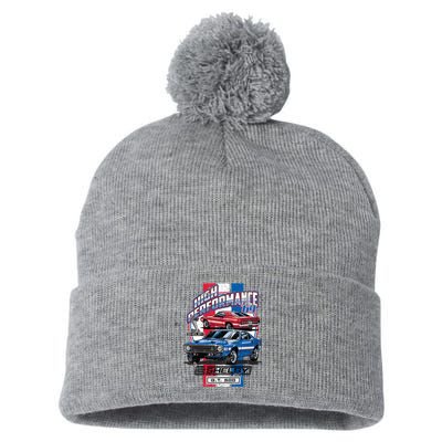 High Performance Shelby GT500 Pom Pom 12in Knit Beanie