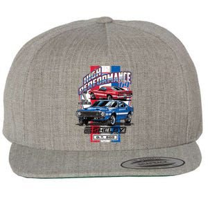 High Performance Shelby GT500 Wool Snapback Cap