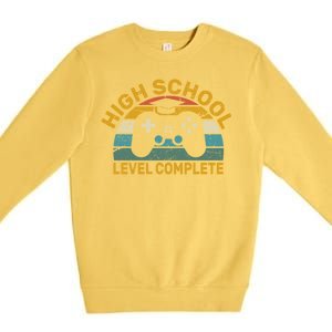 High School Grad Level Complete Premium Crewneck Sweatshirt