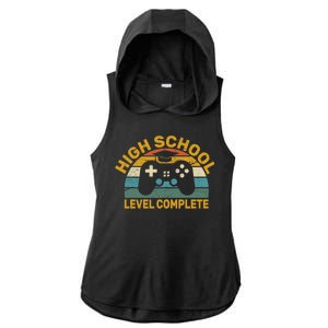 High School Grad Level Complete Ladies PosiCharge Tri-Blend Wicking Draft Hoodie Tank