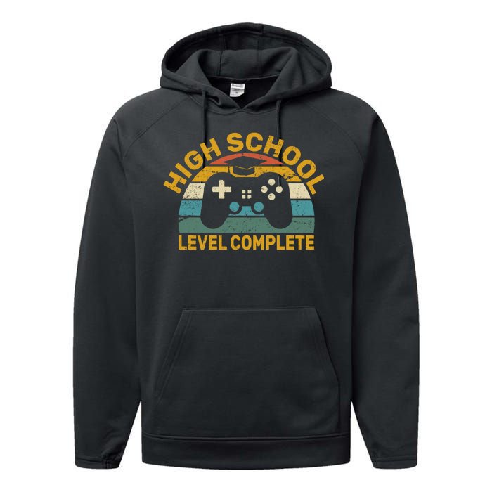 High School Grad Level Complete Performance Fleece Hoodie