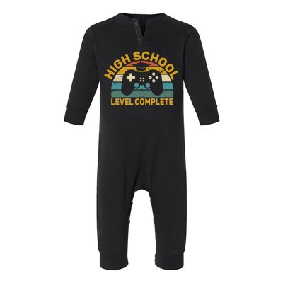 High School Grad Level Complete Infant Fleece One Piece