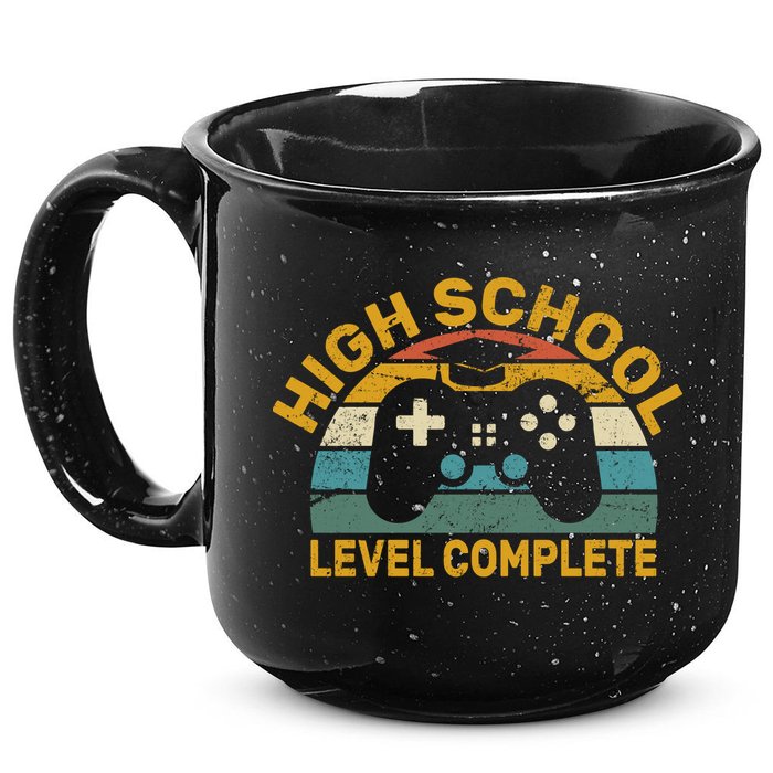 High School Grad Level Complete 15oz Campfire Ceramic Mug