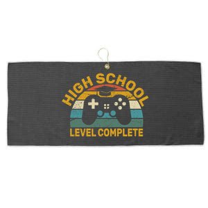 High School Grad Level Complete Large Microfiber Waffle Golf Towel