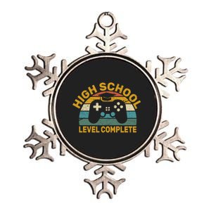 High School Grad Level Complete Metallic Star Ornament