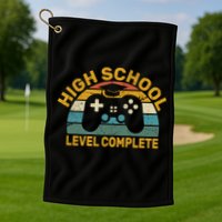 High School Grad Level Complete Golf Towel