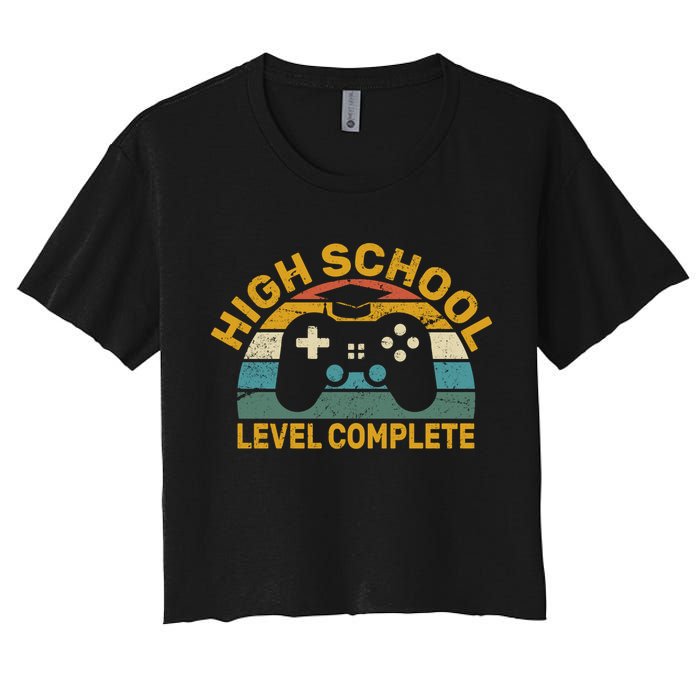 High School Grad Level Complete Women's Crop Top Tee