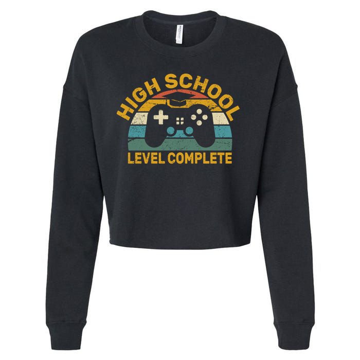 High School Grad Level Complete Cropped Pullover Crew