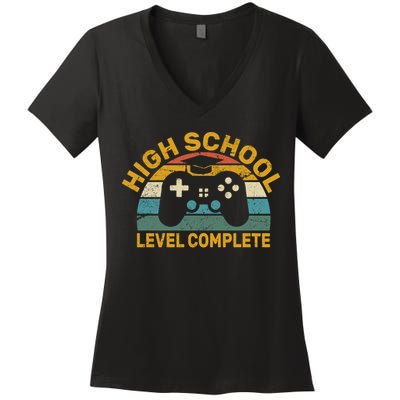 High School Grad Level Complete Women's V-Neck T-Shirt