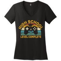 High School Grad Level Complete Women's V-Neck T-Shirt
