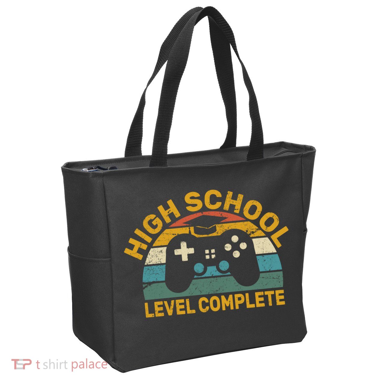 High School Grad Level Complete Zip Tote Bag