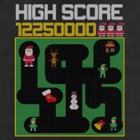 High Score 8-Bit Santa Game Ugly Christmas Cool Comfort Performance Bucket Hat