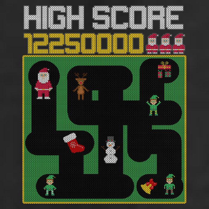 High Score 8-Bit Santa Game Ugly Christmas Cool Comfort Performance Bucket Hat