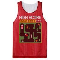 High Score 8-Bit Santa Game Ugly Christmas Mesh Reversible Basketball Jersey Tank