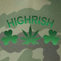 Highrish Irish Clover Legacy Tie Dye Trucker Hat
