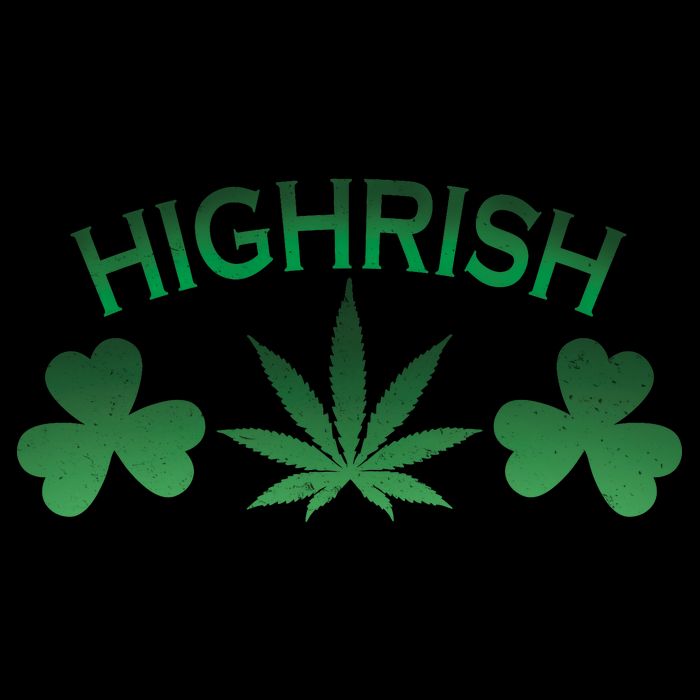 Highrish Irish Clover Ladies Essential Flowy Tank