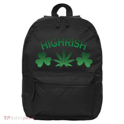 Highrish Irish Clover 16 in Basic Backpack