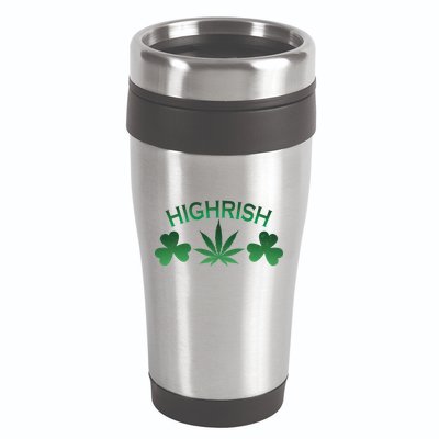 Highrish Irish Clover 16oz Travel Tumbler