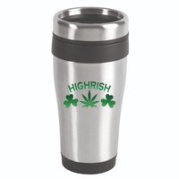 Highrish Irish Clover 16oz Travel Tumbler