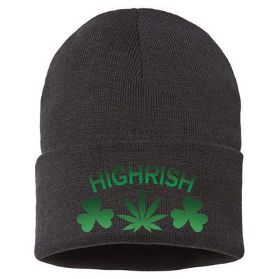 Highrish Irish Clover Sustainable Knit Beanie