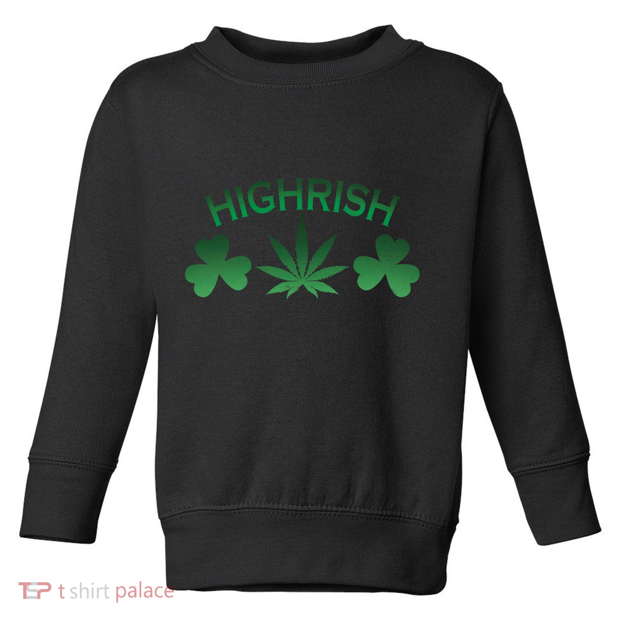 Highrish Irish Clover Toddler Sweatshirt