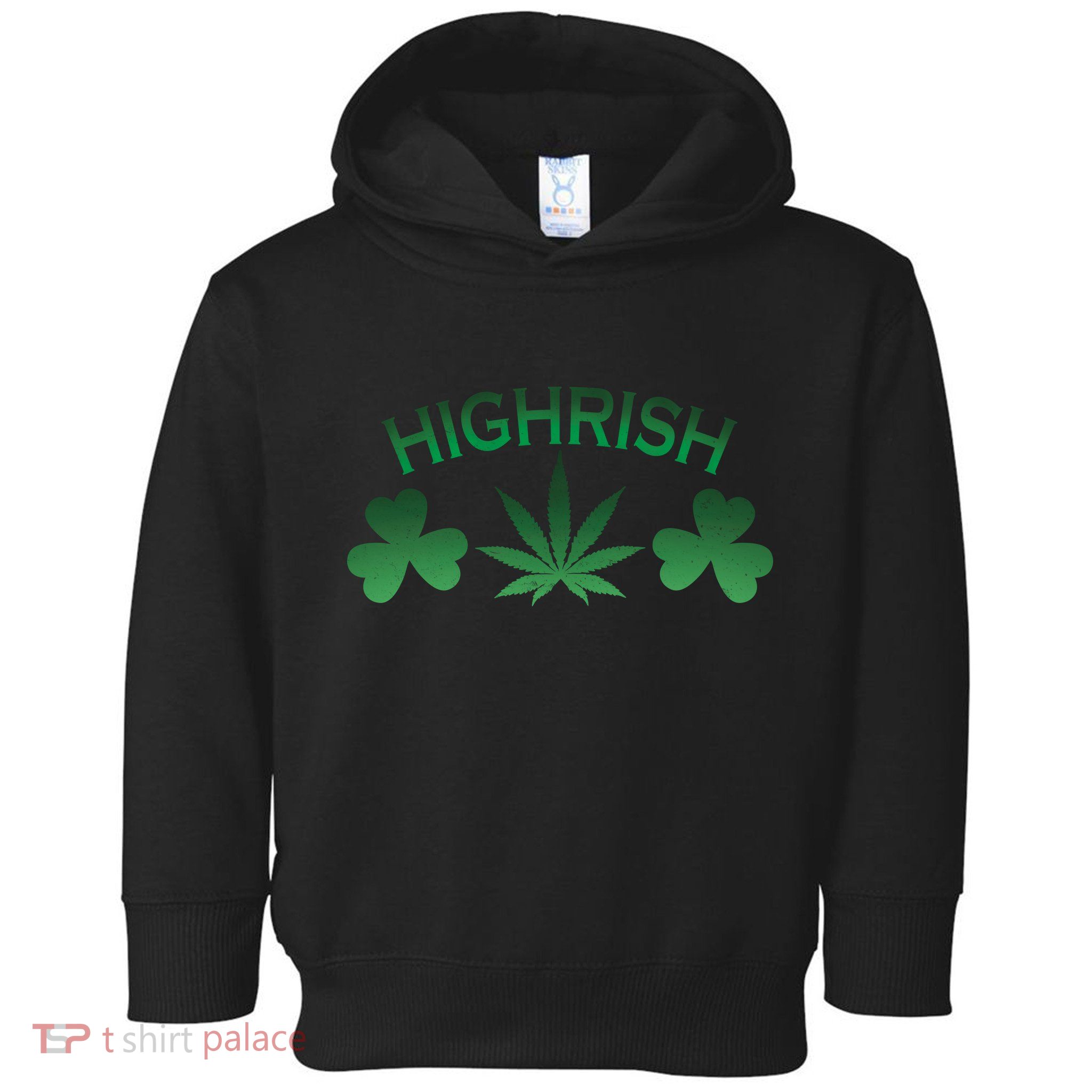 Highrish Irish Clover Toddler Hoodie