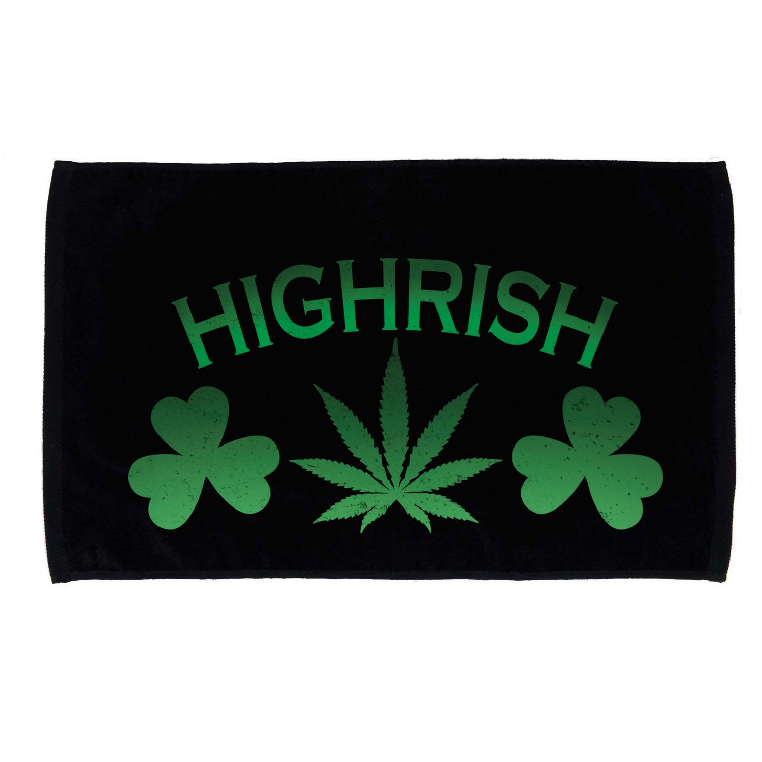 Highrish Irish Clover Microfiber Hand Towel