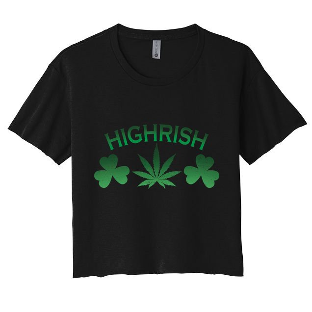 Highrish Irish Clover Crop Top