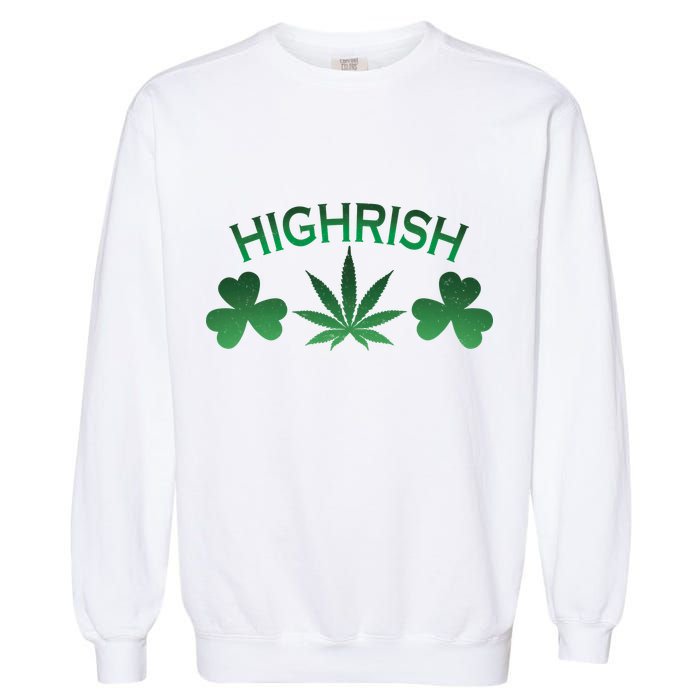 Highrish Irish Clover Garment-Dyed Sweatshirt