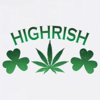 Highrish Irish Clover Garment-Dyed Sweatshirt