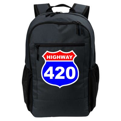 Highway 420 Sign Weed Daily Commute Backpack