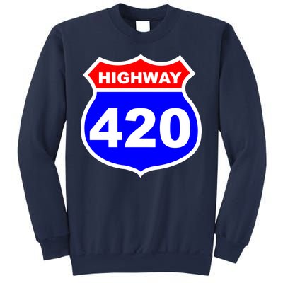 Highway 420 Sign Weed Sweatshirt