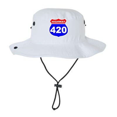 Highway 420 Sign Weed Legacy Cool Fit Booney Bucket Hat