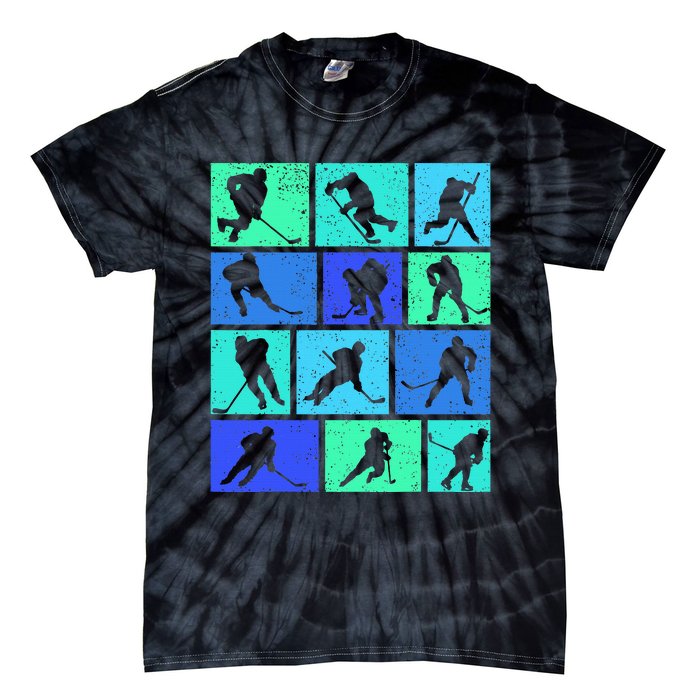 Hockey Ice Hockey Tie-Dye T-Shirt